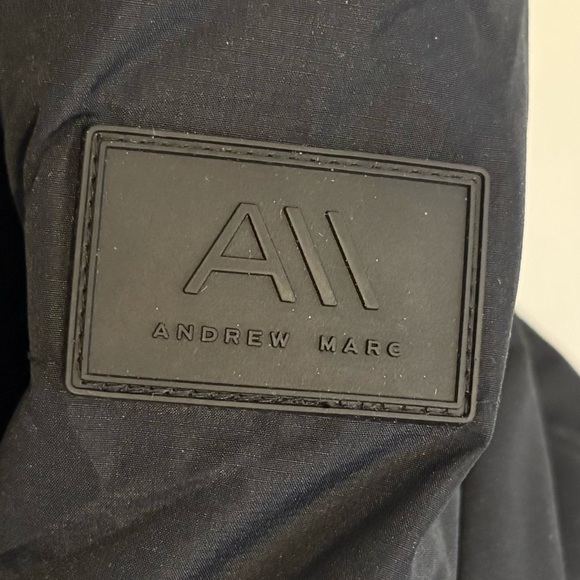 Andrew Marc New York Gattaca Black Parka Puffer Coat With Detachable Hood XL NWT - Picture 8 of 15